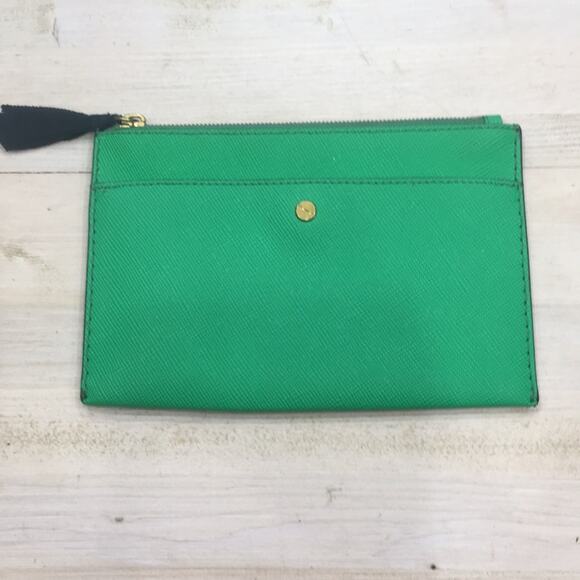 J. Crew leather zip pouch wallet clutch - Picture 1 of 4